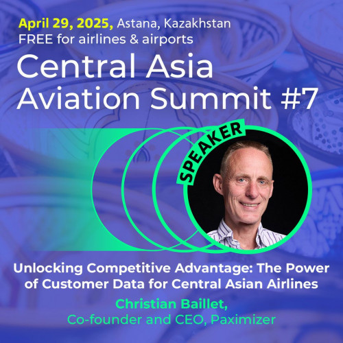Paximizer at Central Asia Aviation Summit 7 - April 29, 2025 | Astana, Kazakhstan | 